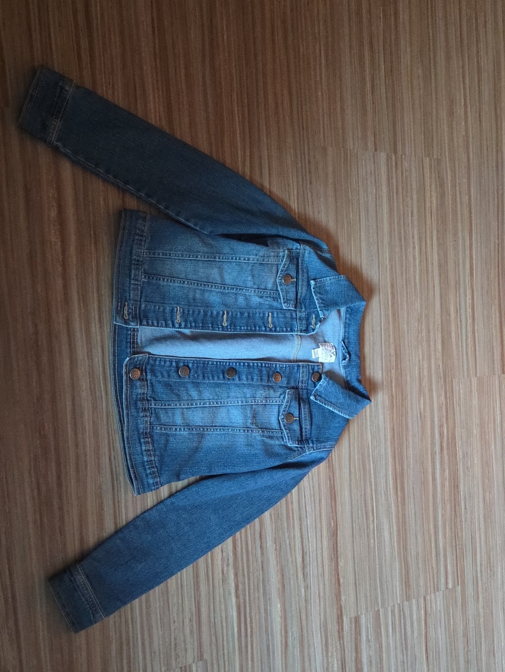Classic Blue Denim Jacket for Girls